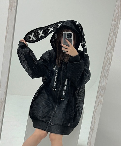 セール】『PSYCHO NATION/サイコネーション』メッシュウサ耳ZIP