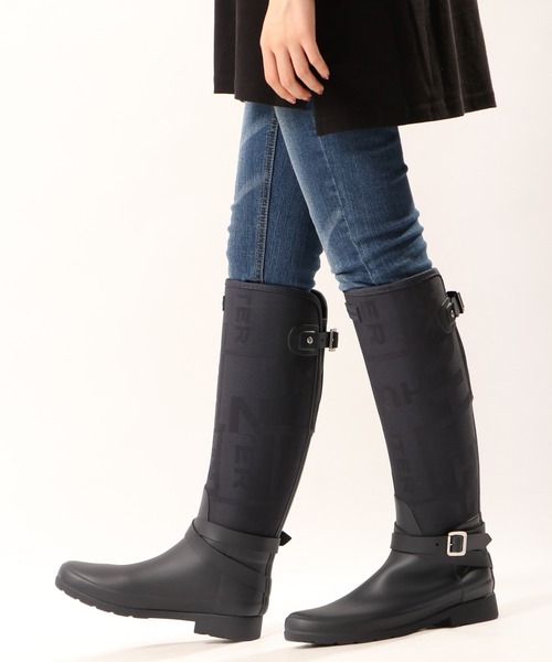 HUNTER（ハンター）の「HUNTER refined jacquard tall boot(リファイン