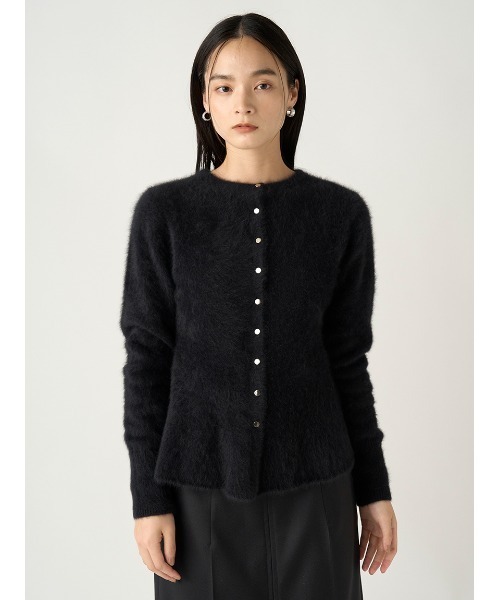 FRAY I.D（フレイアイディー）の「FOXカシミアペプラムカーディガン