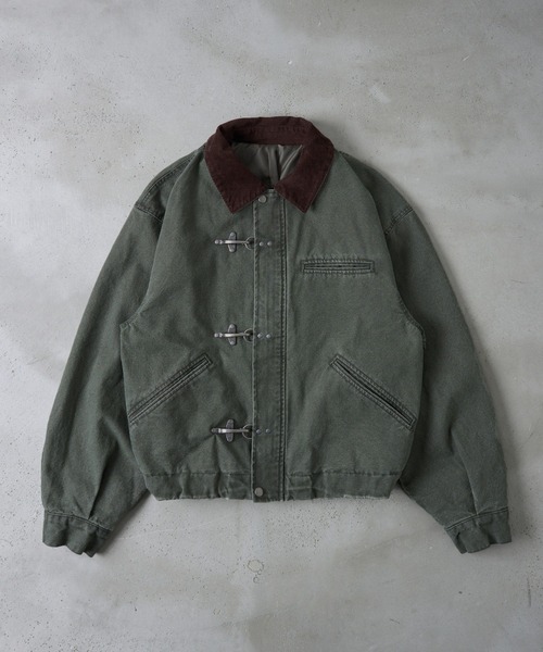 8周年限定アイテム】VINTAGELIKE DRAWCODE FIREMAN DUCK SHORT BLOUSON