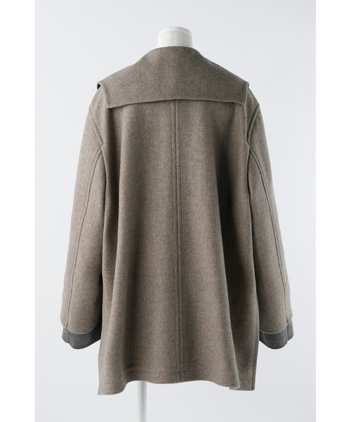 ENFOLD（エンフォルド）の「メルトン スクエアカラーBOXコート（その他