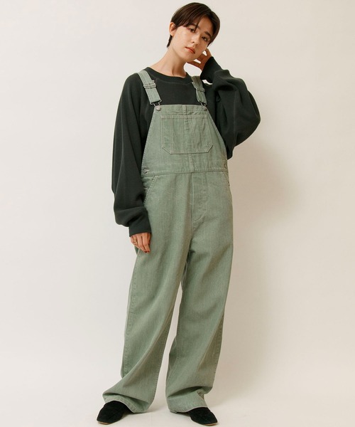 カラーデニムオーバーオール | ジョンブル公式通販/JOHNBULL ONLINE STORE