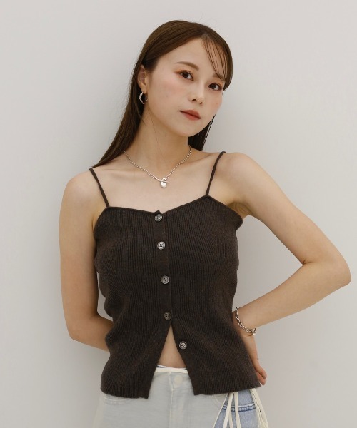 セール】【2点セット】オリジナルニットビスチェアンサンブル