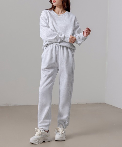 セットアップ/ワンマイルOK】長袖ノームコアドロップショルダー