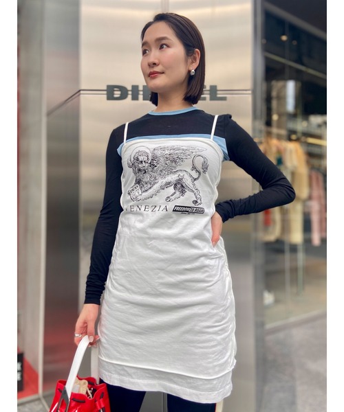 DIESEL（ディーゼル）の「レディース ワンピース キャミソール ドレス