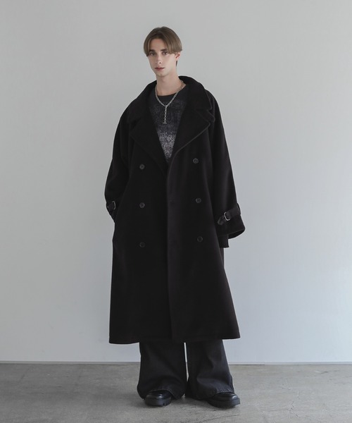 SOCCE（ソーシー）の「ウールミックスオーバーサイズ2wayハイネック