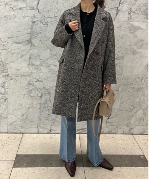 Mila Owen（ミラオーウェン）の「コクーンシルエットチェスターコート