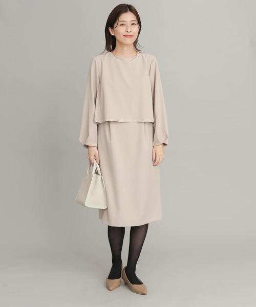 セール】レイヤードタックスリーブワンピース（ワンピース）｜URBAN