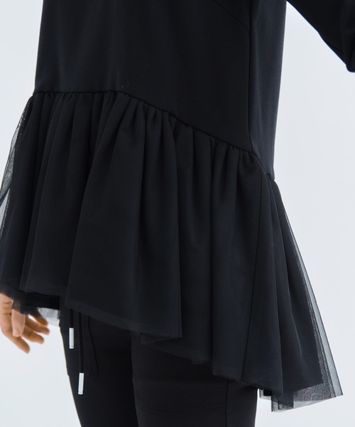 美品 TSURU By MARIKO OIKAWA ペプラム 黒 TSURU by Mariko Oikawa