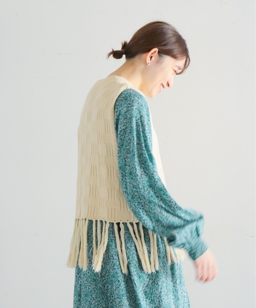 変形リンクス フリンジベスト | NOMBRE IMPAIR