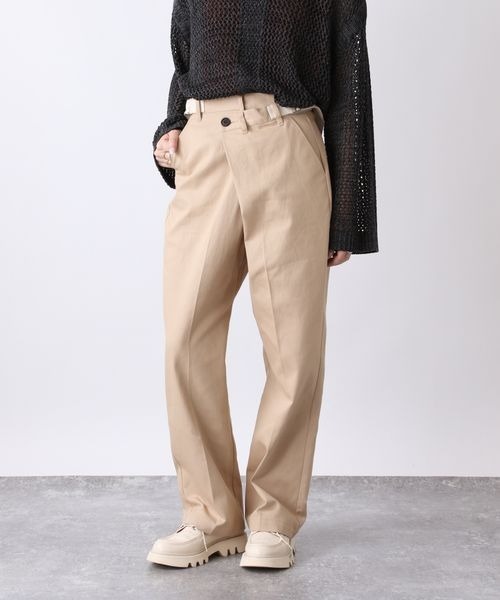 JEANASIS（ジーナシス）の「ベルトツキデザインチノパンツ/122581