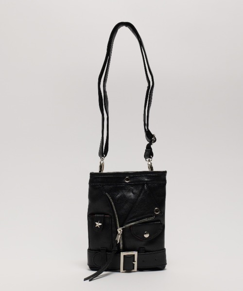 セール】ライダース 2WAY ミニ ポーチ シザーバッグ ショルダーバッグ