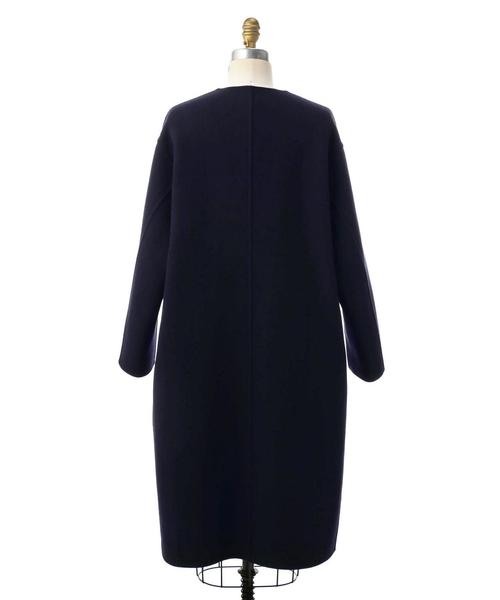 Drawer（ドゥロワー）の「Drawer メルトン ノーカラーコート（その他