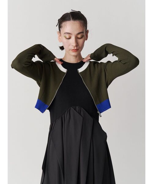 UN3D.（アンスリード）の「SHORT KT ZIP CD / ショートニットジップ