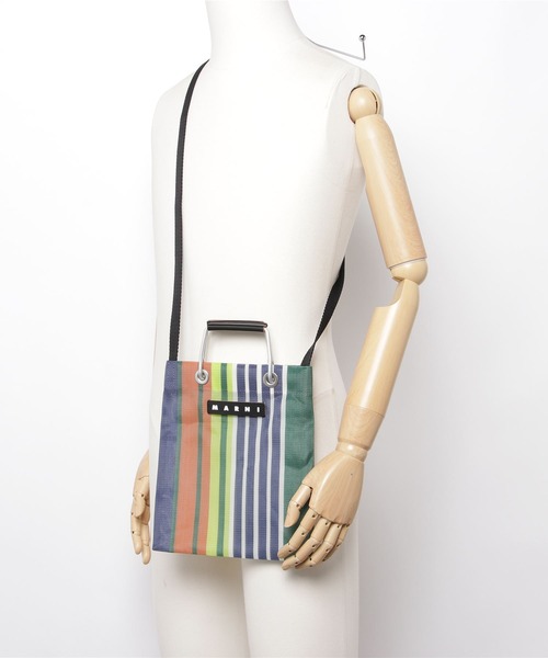 MARNI MARKET（マルニマーケット）の「ストライプミニショルダーバッグ