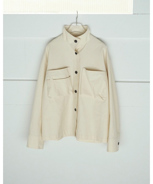 anuke（アンヌーク）の「Pocket Standcollar Shirts（シャツ/ブラウス