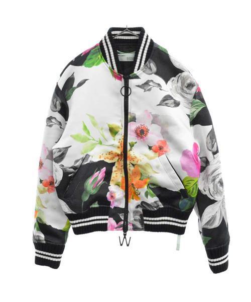 訳あり 正規品オフホワイトボンバージャケット Sサイズ Off-White