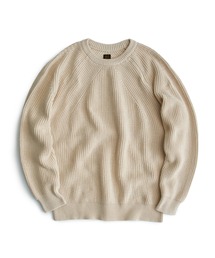 BATONER（バトナー）の「【BATONER】VINTAGE WOOL RAGLAN CREW NECK
