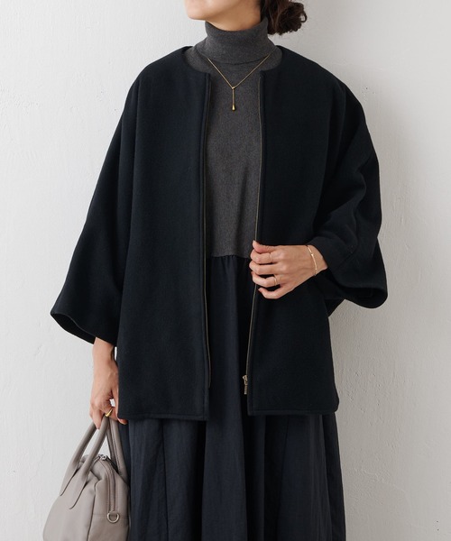 BEARDSLEY（ビアズリー）の「ウールポンチョコート（その他アウター