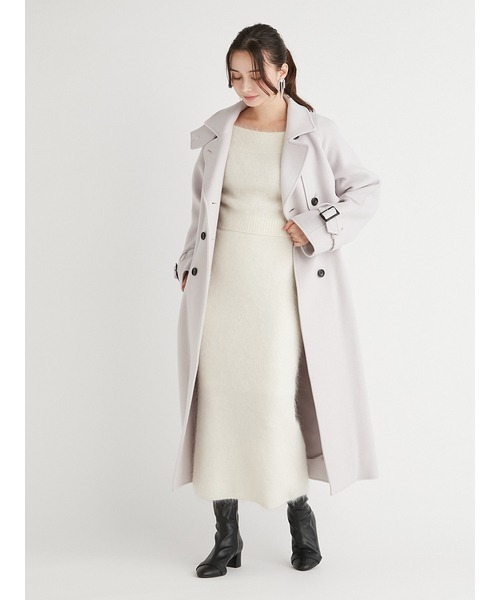 CELFORD（セルフォード）の「ウール混ロングトレンチコート（トレンチ