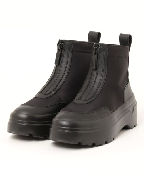 レディース エクスプローラー アンクル ジップ フラットフォームブーツ