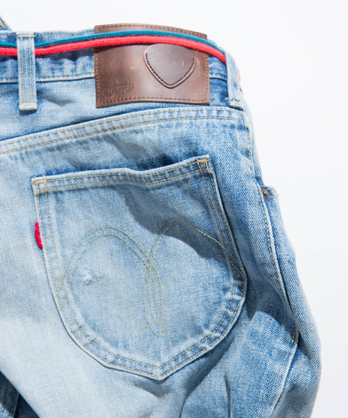 glamb（グラム）の「Mess denim / メスデニム（デニムパンツ）」 - WEAR