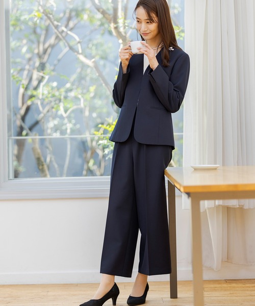 機能性抜群】セットアップスーツ＜ウォッシャブル・防止しわ