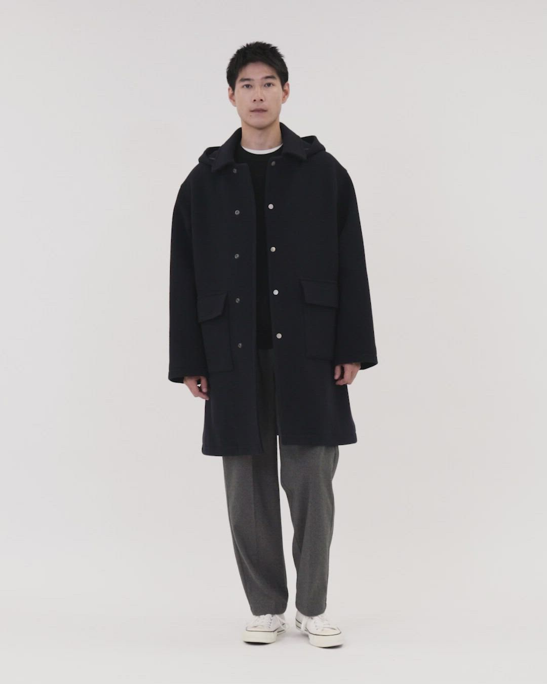 セール】SENTDALE WOOL ダッフルコート（ダッフルコート）｜green