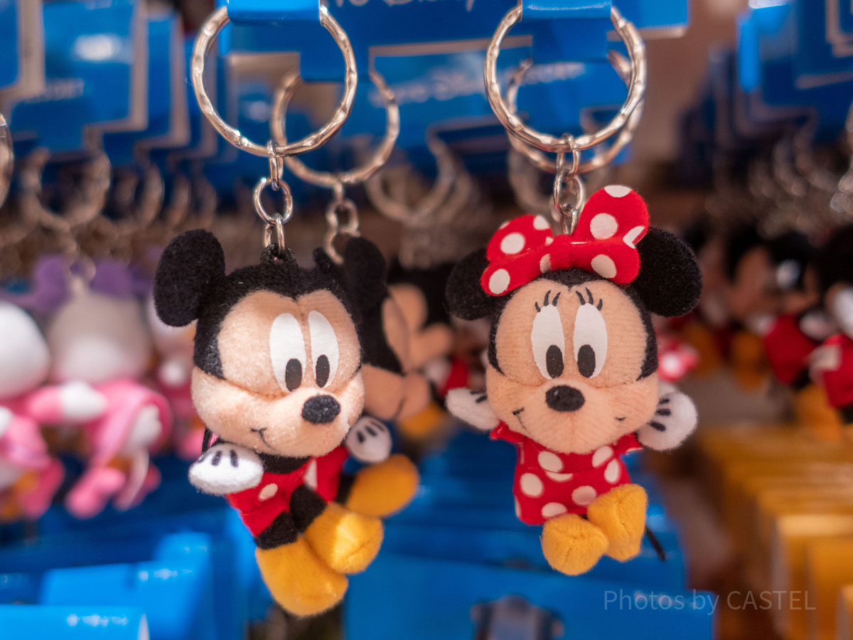 ミッキー＆ミニーぬいぐるみキーホルダー| キャステル | CASTEL