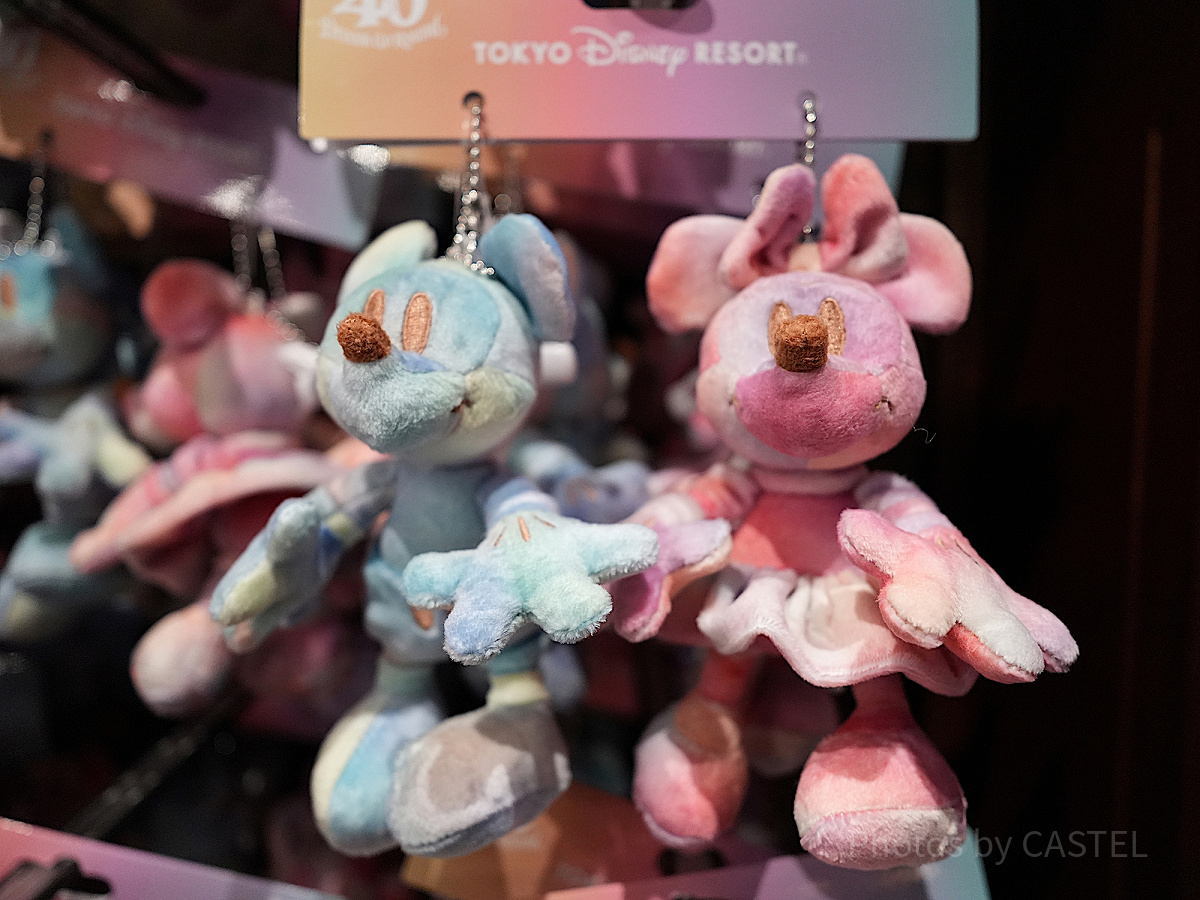 ぬいぐるみバッジセット（ディズニー40周年グッズ）| キャステル