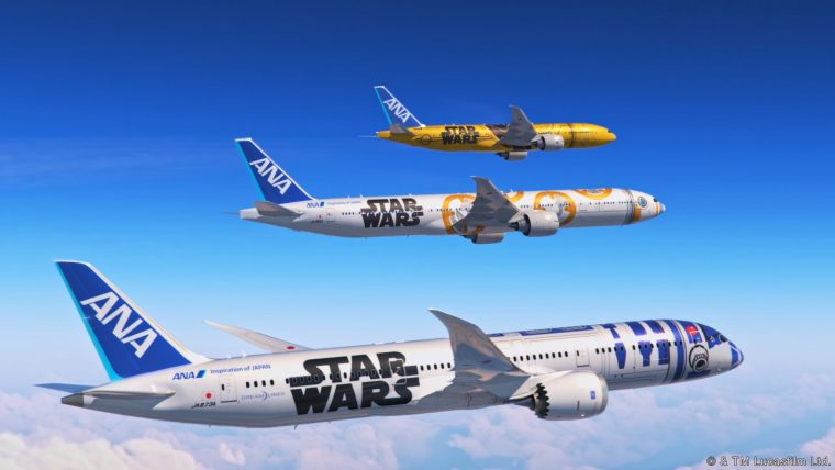 ANA 『C-3PO ANA JET』を新たに発表！国内線にB777-200型機で就航