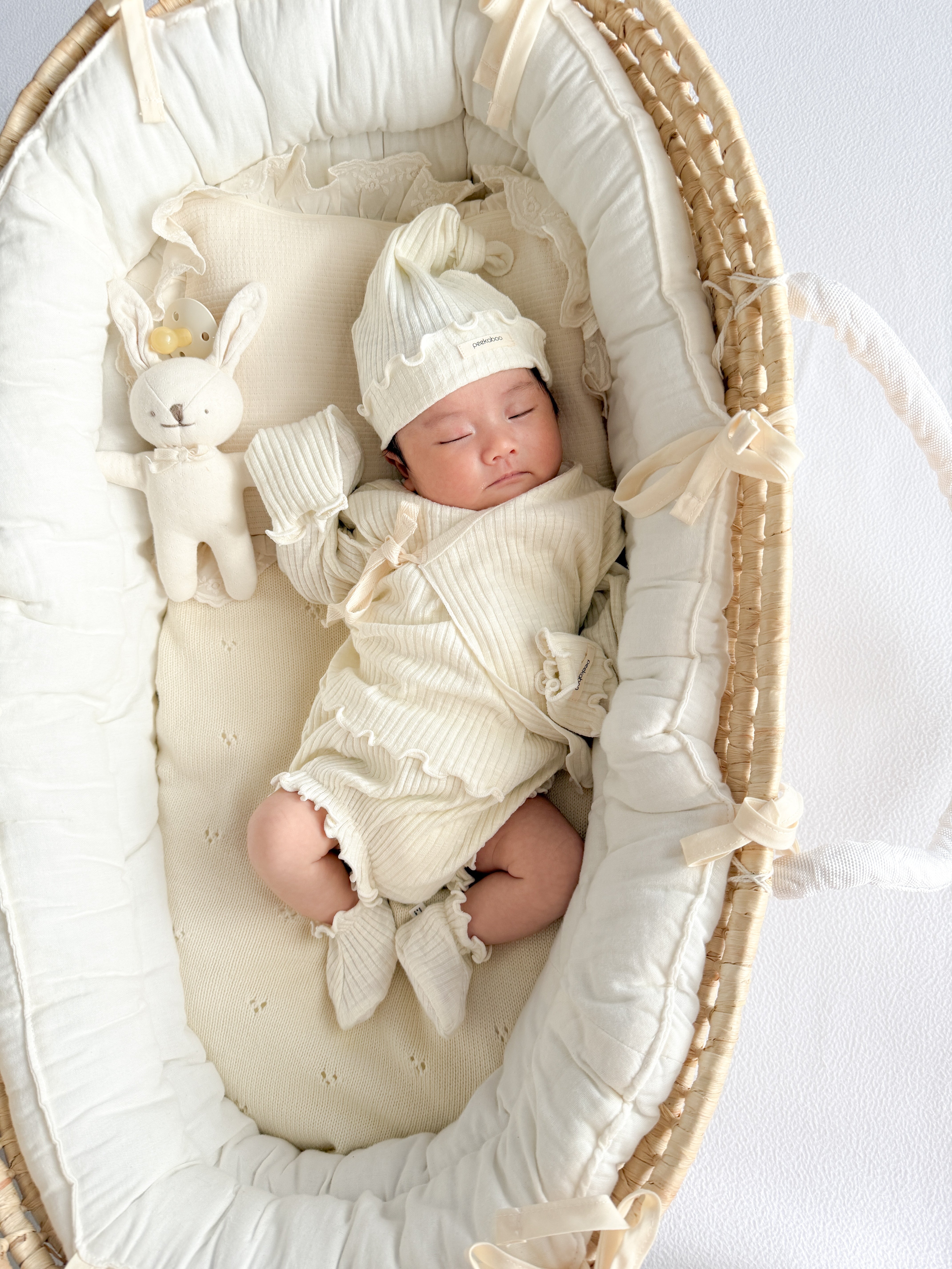 peekaboo / (長袖) ann newborn set – ciel de bébé