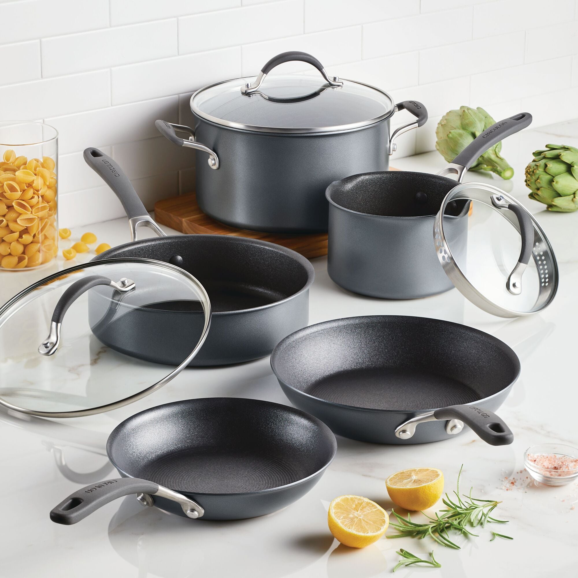 8-Piece A1 ScratchDefense™ Nonstick Cookware Set – Circulon