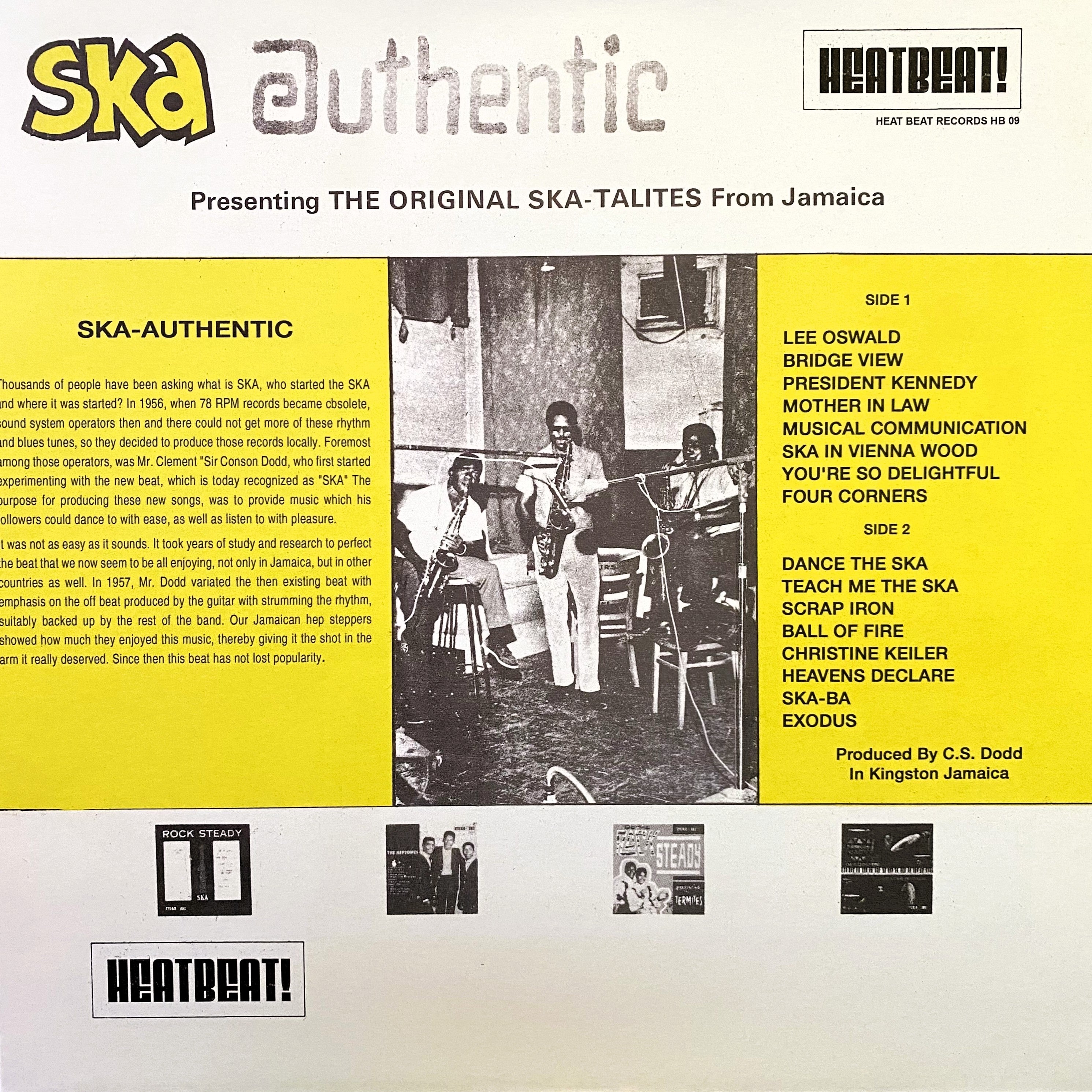 SKATALITES – Ska Authentic Volume 1 LP – CITY NOISE