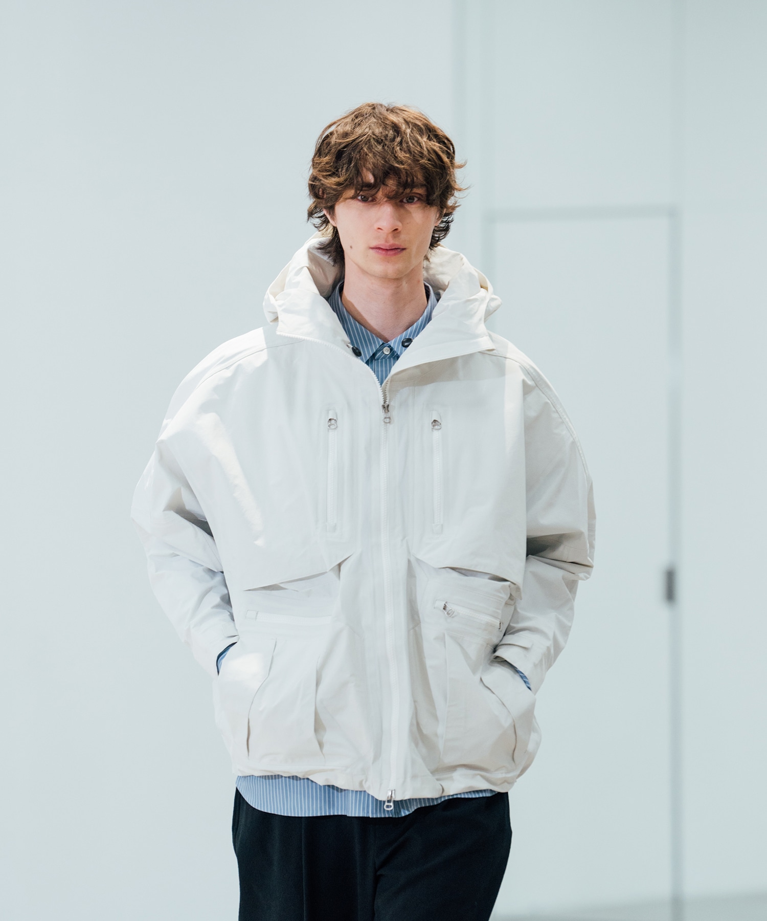 TOKYOTEX3レイヤーオーバーサイズブルゾン(1 WHITE): : メンズ｜CITY