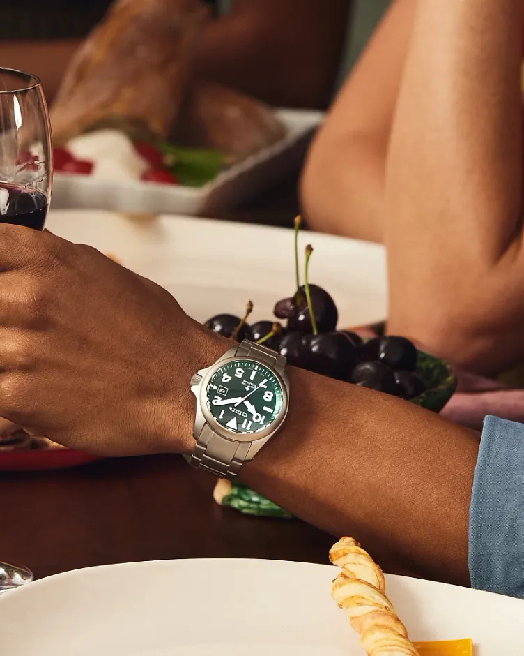 Promaster Tough Green Dial Super Titanium Bracelet BN0241-59W