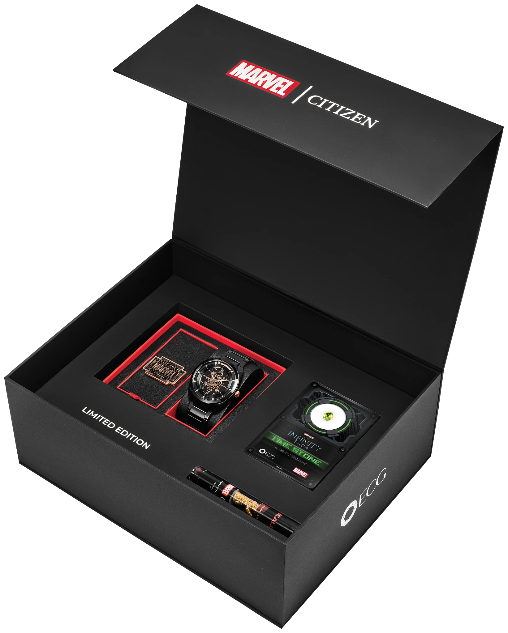 ECG 85th Anniversary Collector's Set Black Dial Stainless Steel