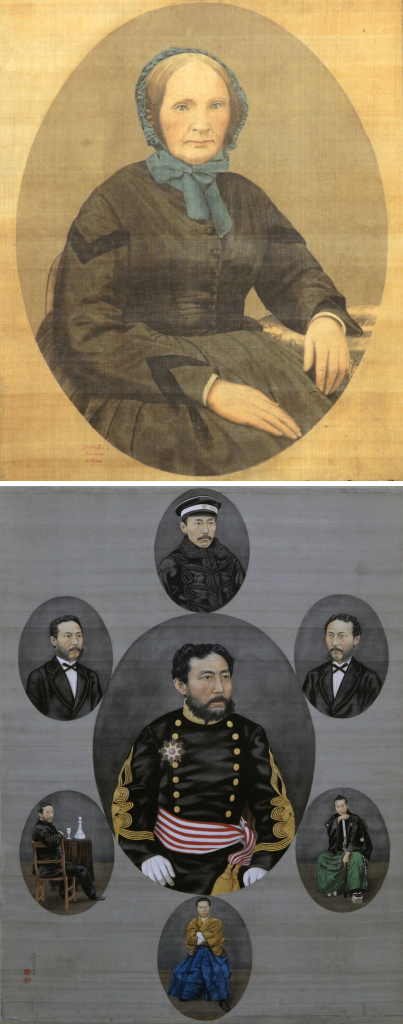 修復報告：初代五姓田芳柳《西洋老婦人像》《井田譲像》 | 神奈川県立