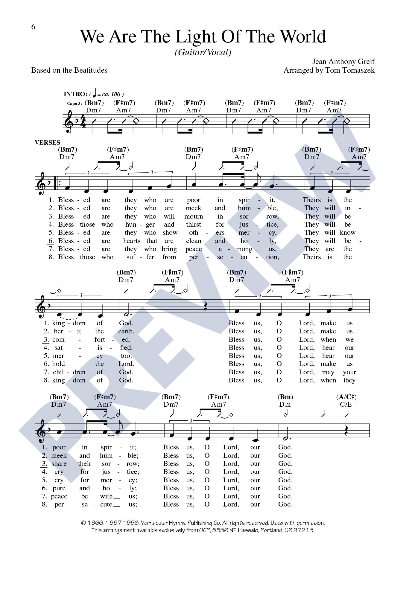 We Are the Light of the World – OCP Choral Music