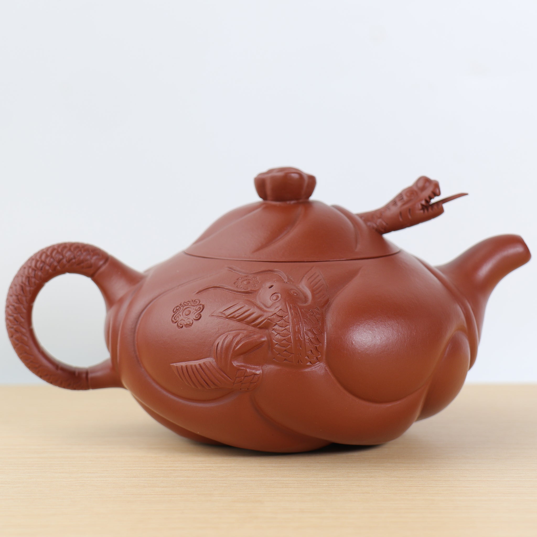 已售出）*現貨太古*【魚化龍】朱泥紫砂茶壺– Cha-Tailor Tea Specialist