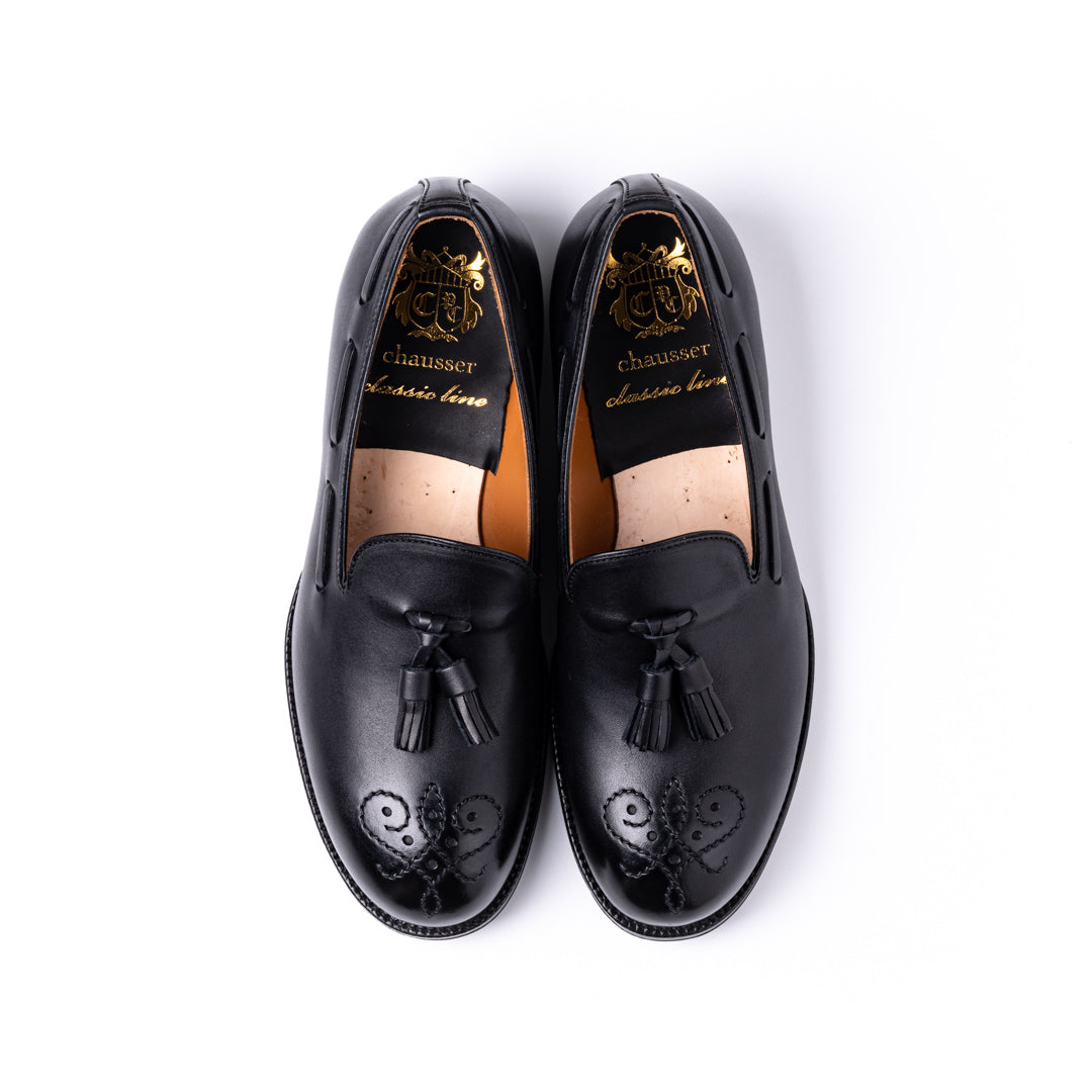 C-7002 TASSEL LOAFERS BL – chausser online store