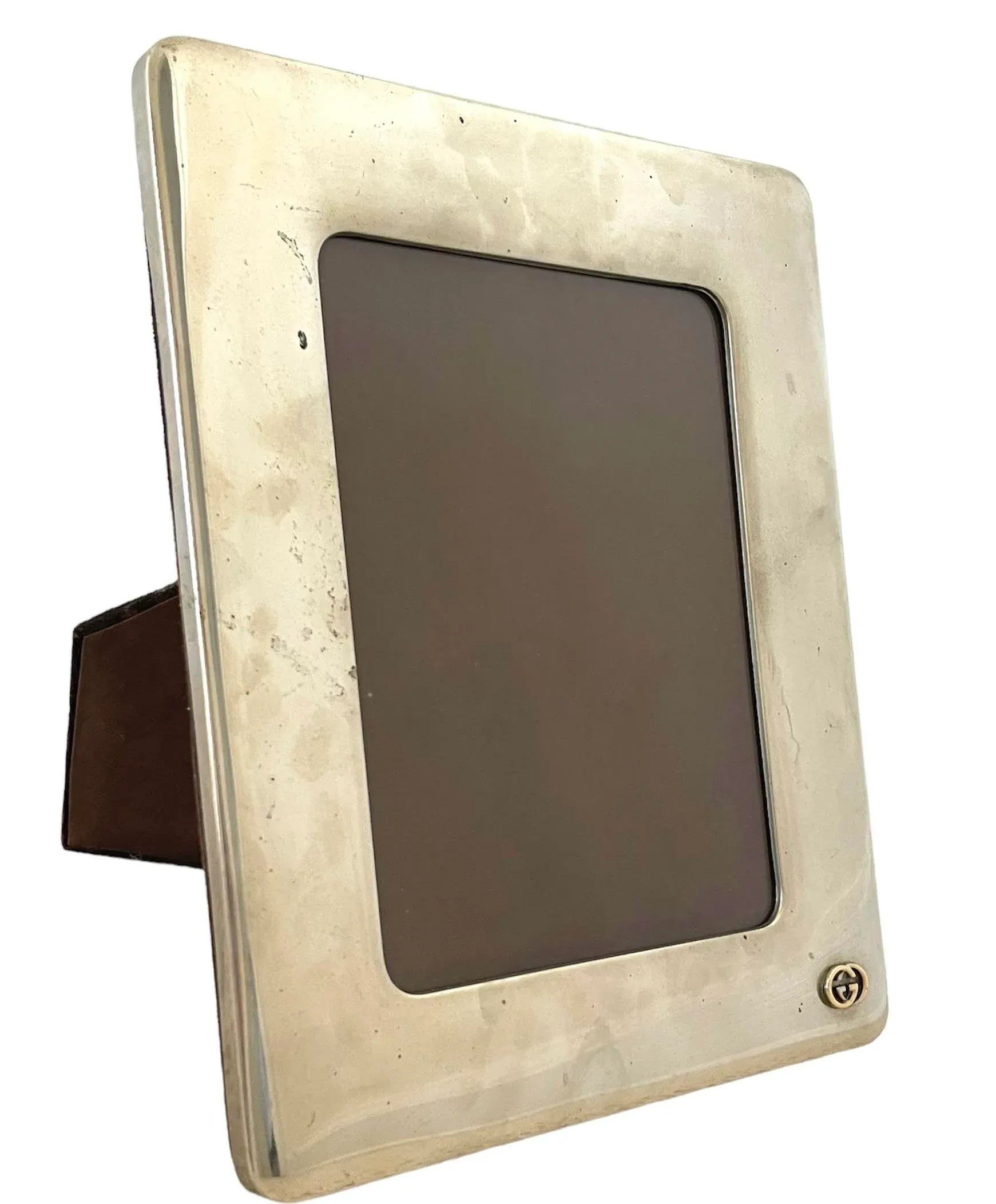 Vintage Gucci Large Picture Frame Double G's | Chairish