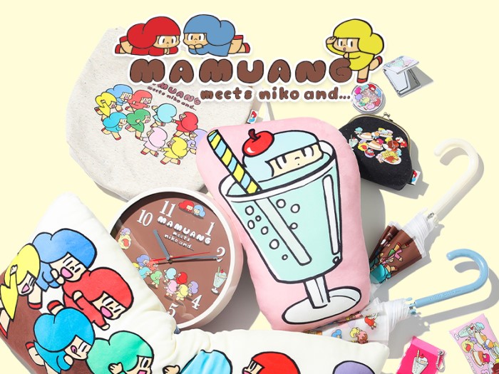 マムアンちゃん」×「niko and 」コラボ！マスクケースやエコバッグ