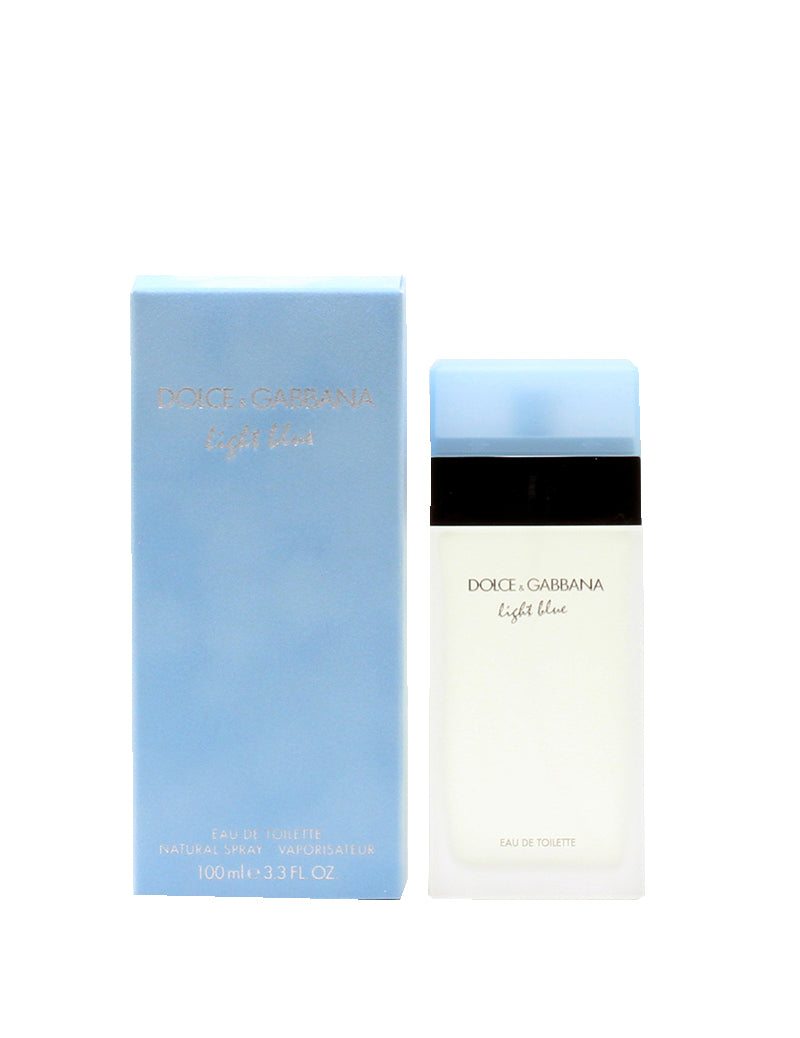 DOLCE & GABBANA LIGHT BLUE LADIES EDT SPRAY 3.4 OZ – Charming Charlie