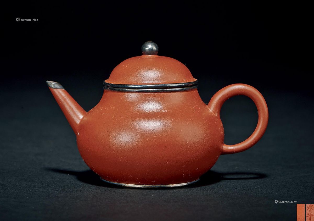 送料無料 民国 鉄画軒製 紫砂壺/急須・茶碗3客 甲骨文字 中国古玩骨董