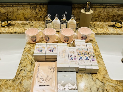 ファンタジースプリングスホテル・グランドシャトーのアメニティグッズ