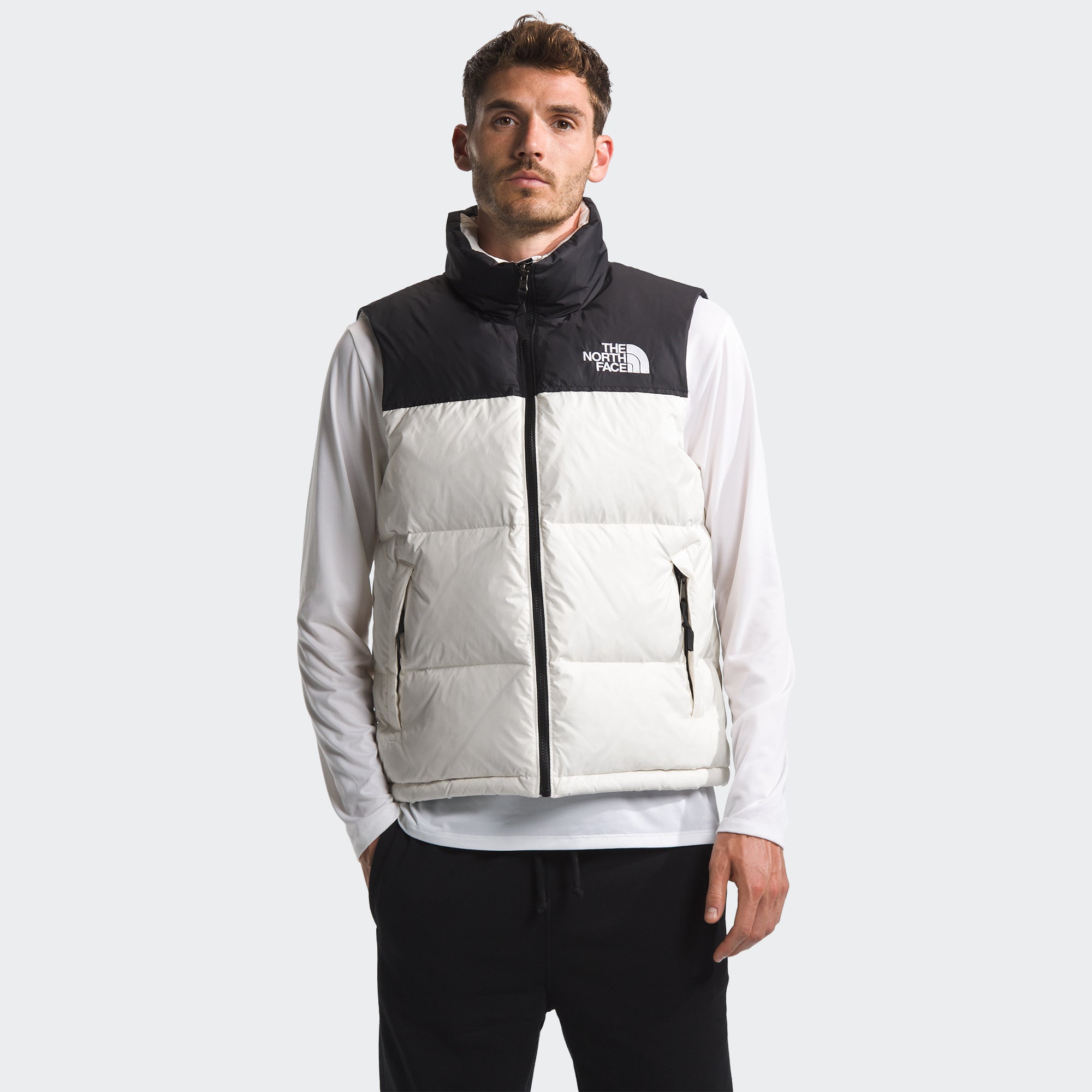 The North Face 1996 Retro Nuptse Vest White Dune | Chicago City Sports