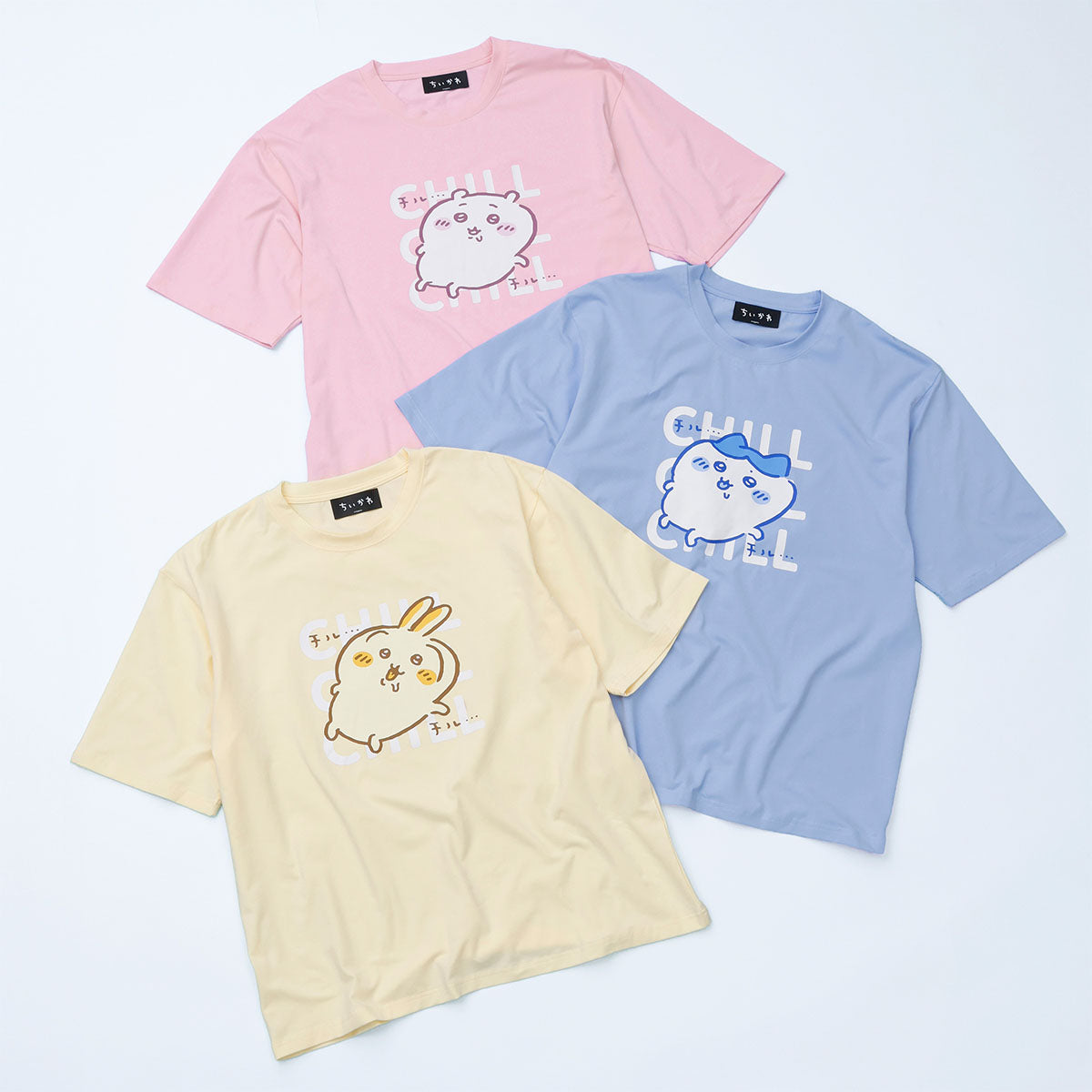 Chiikawa T-Shirt Chill Chill Hachiware Blue | Chiikawa Market