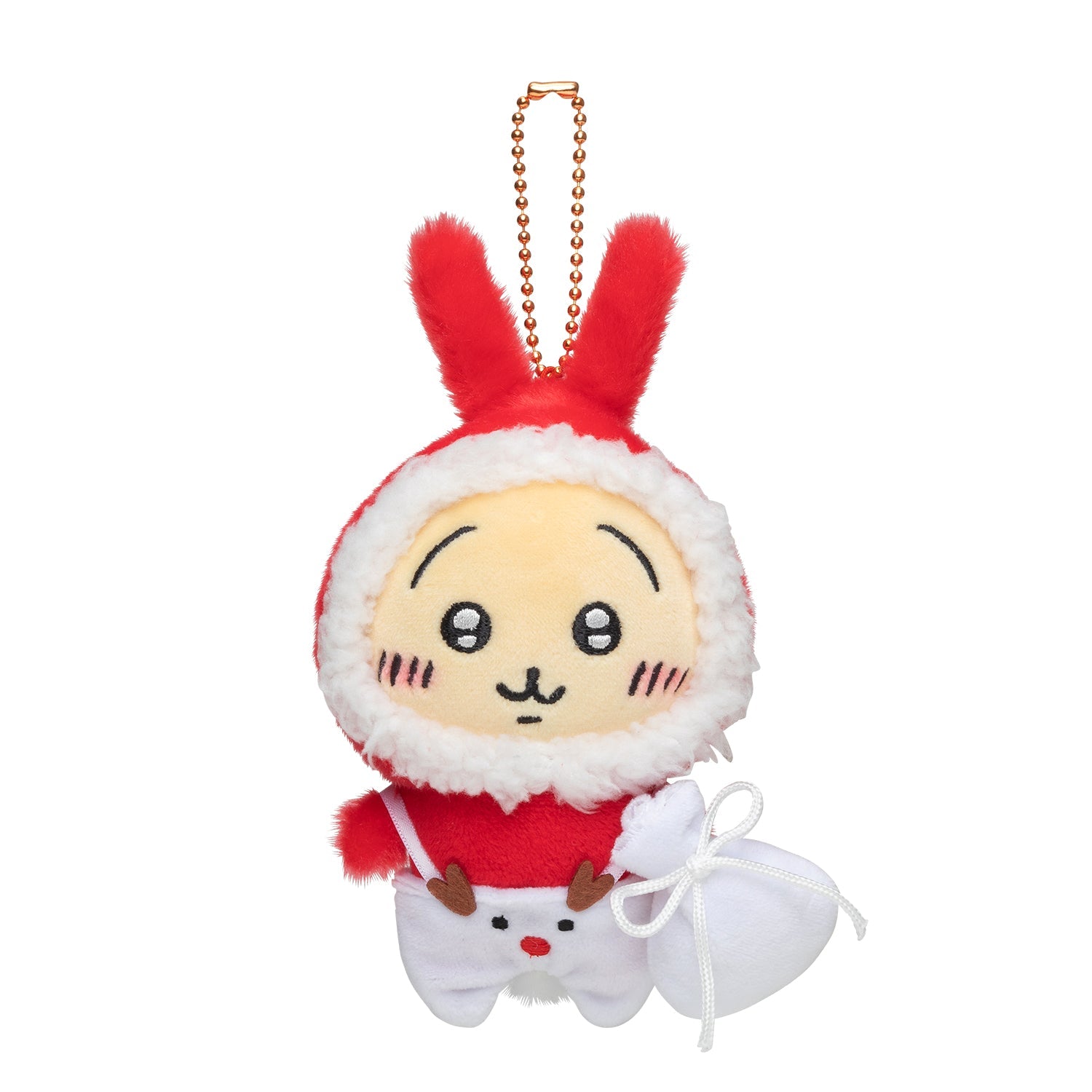 ちいかわ ちいかわサンタさんだ！持ちますマスコット サンタさんだ