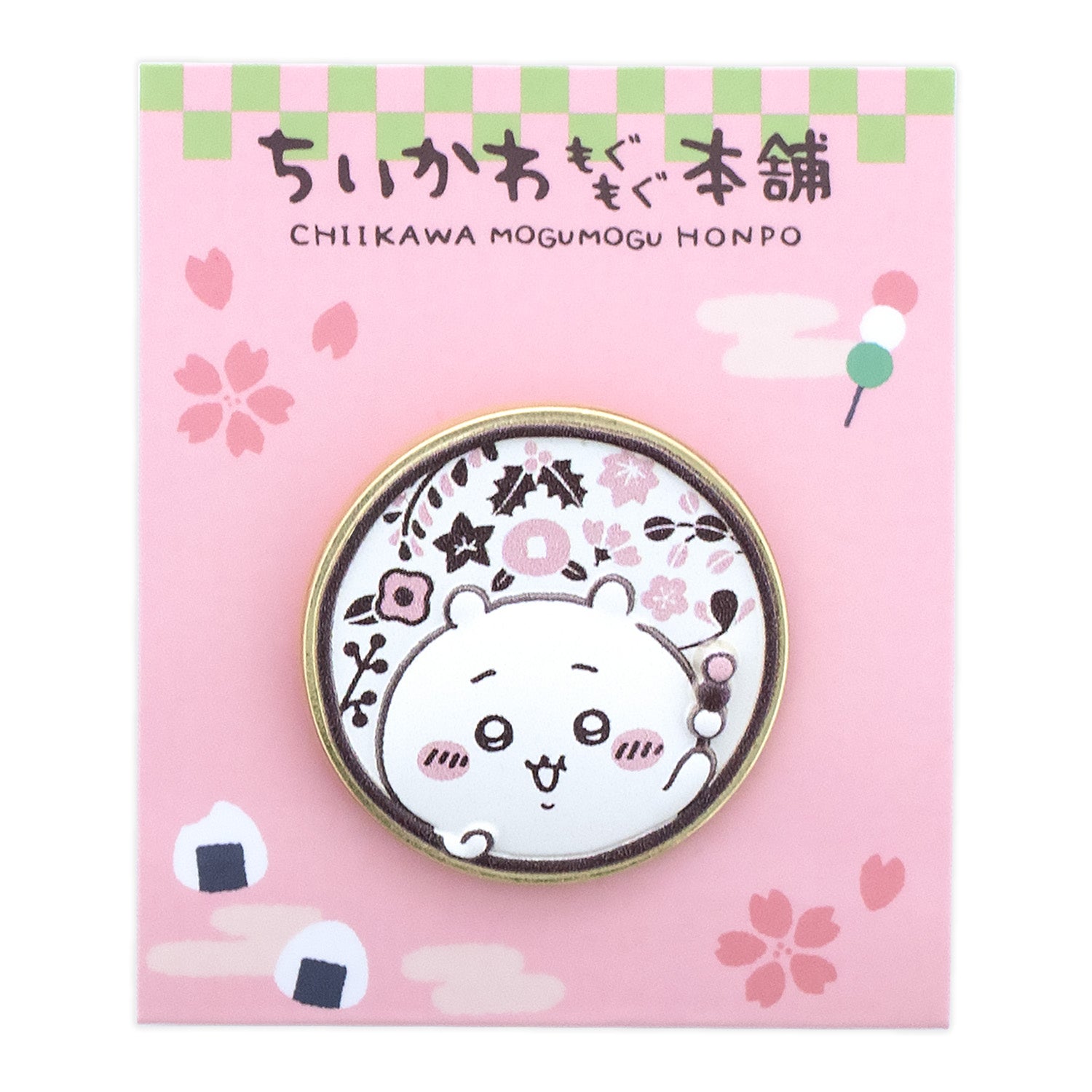 公式】ちいかわ もぐもぐ本舗 ピンバッジ（ロゴ） – ちいかわもぐもぐ本舗